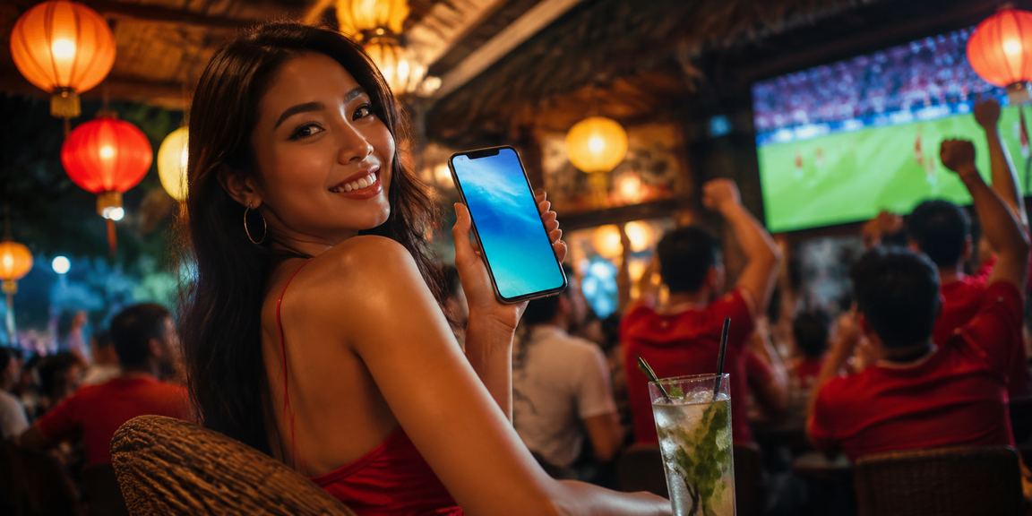 Người chơi tại Hà Nội coi trò chơi mới trên điện thoại đêm lễ hội