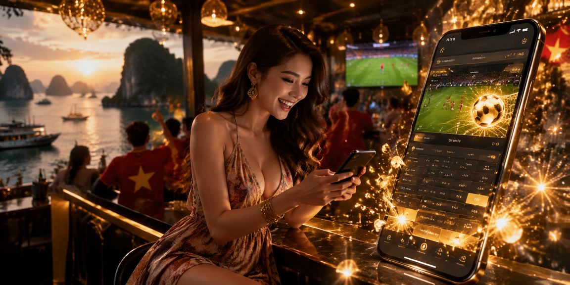 Màn hình casino trực tuyến Việt Nam với giao diện tiếng Việt